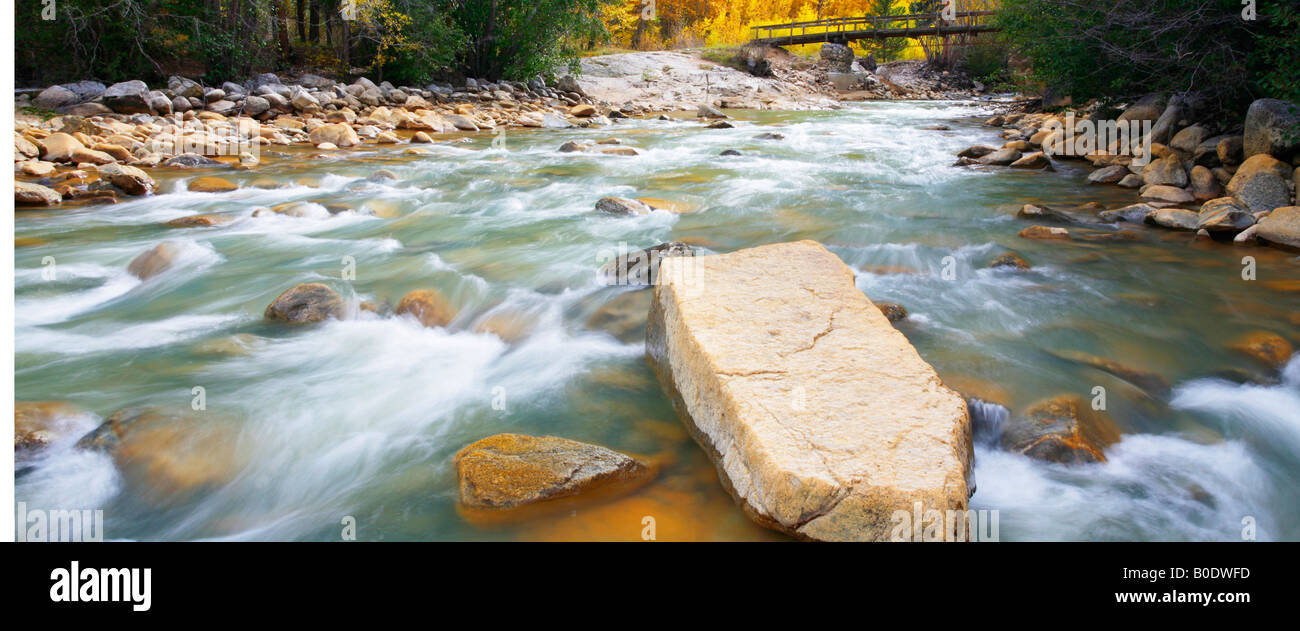 Roaring Fork River, San Isabel National Forest, Colorado Foto Stock