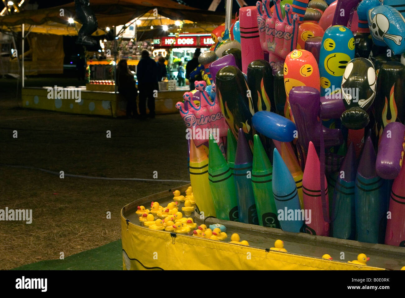 Gioco di carnevale Booth - Lucky Ducky Foto Stock