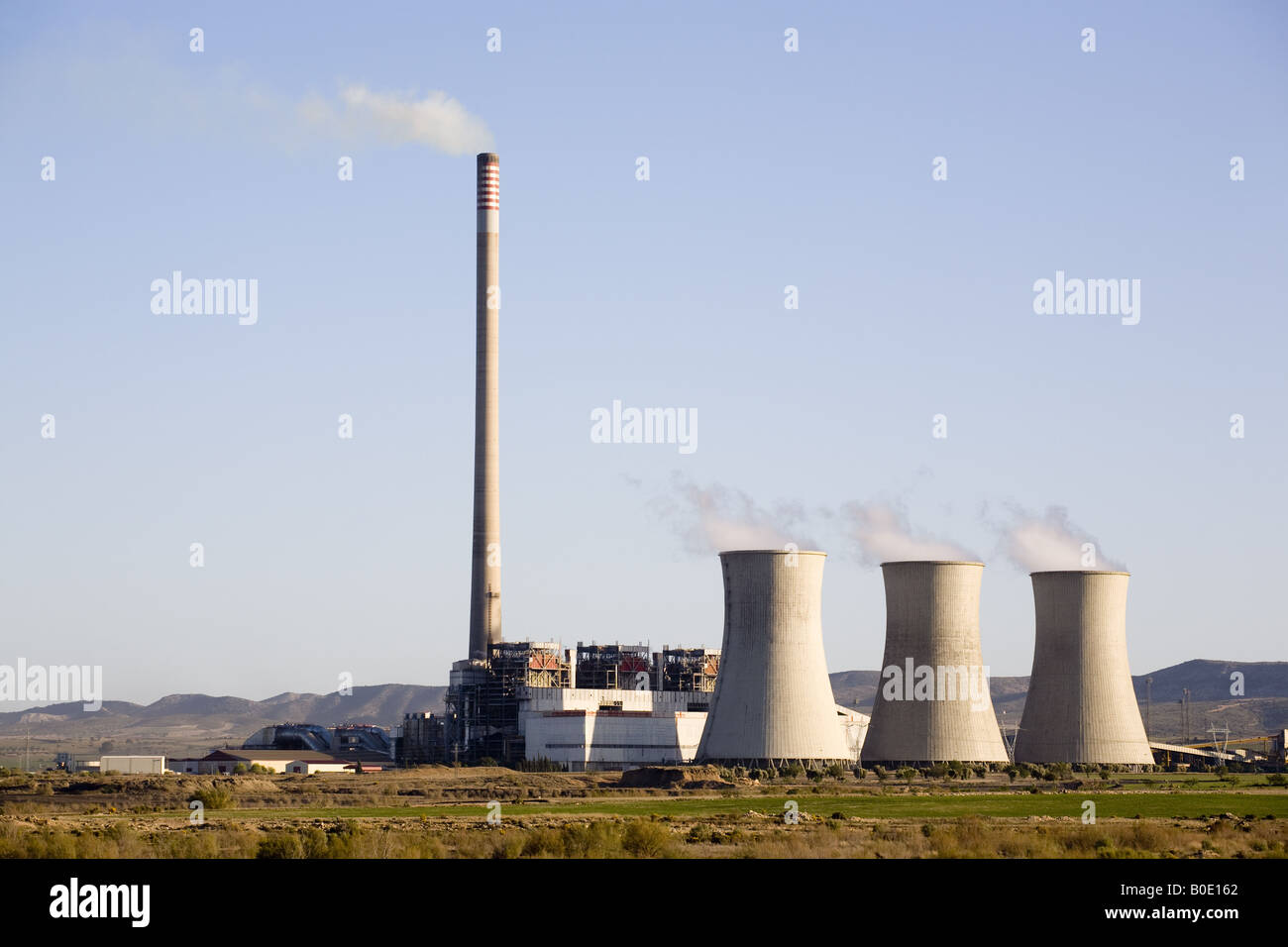 Andorra la centrale termoelettrica di potenza Foto Stock