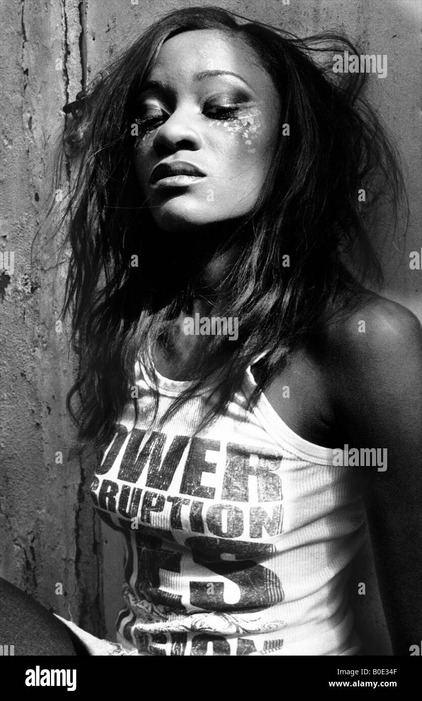 Moda colpo di donna da dei Caraibi Foto Stock