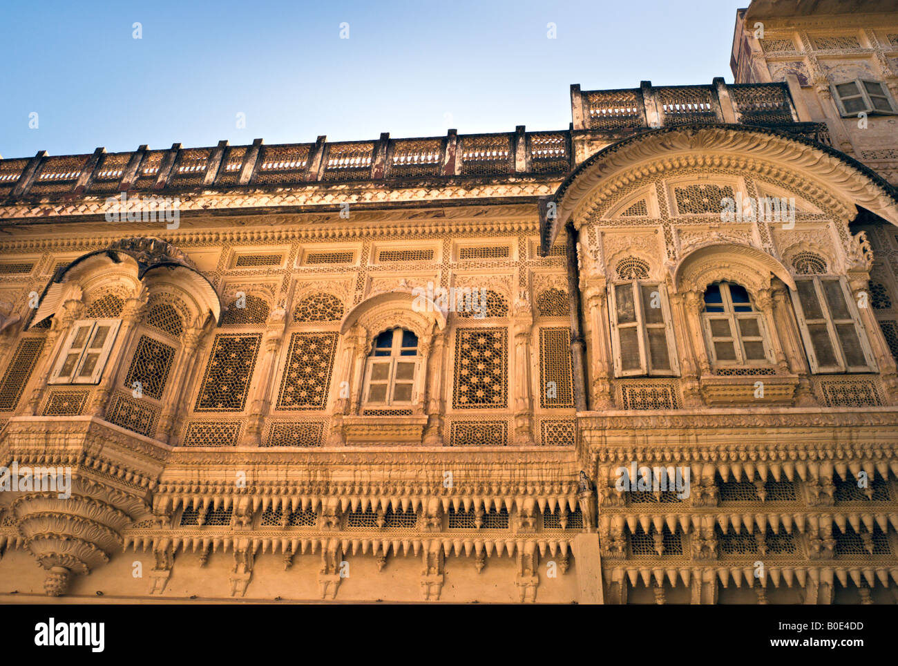 INDIA JODHPUR il Forte Mehrangarh è il più imponente e maestoso strutture di Jodhpur Foto Stock