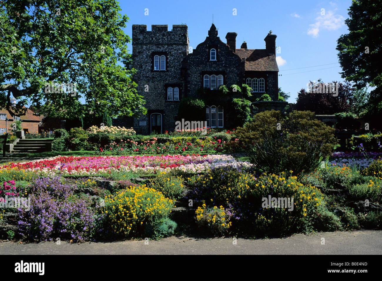 Westgate giardini, Canterbury, nel Kent, England, Regno Unito Foto Stock