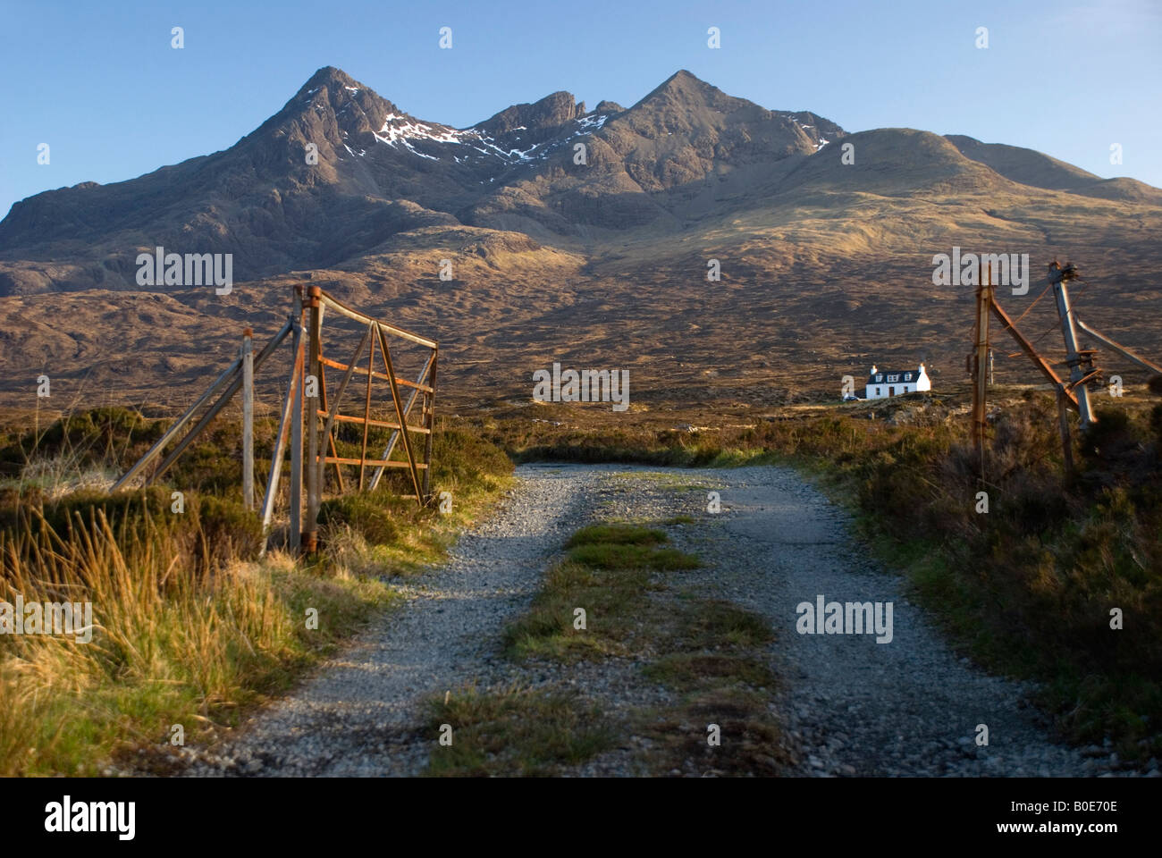 Il gateway per la Cuillins, Isola di Skye Foto Stock