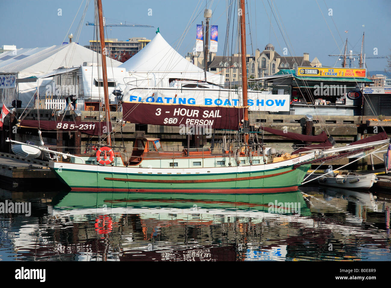 Floating boat show Foto Stock