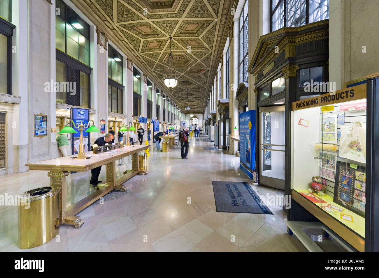 L'ufficio generale delle poste di new york ny Foto Stock