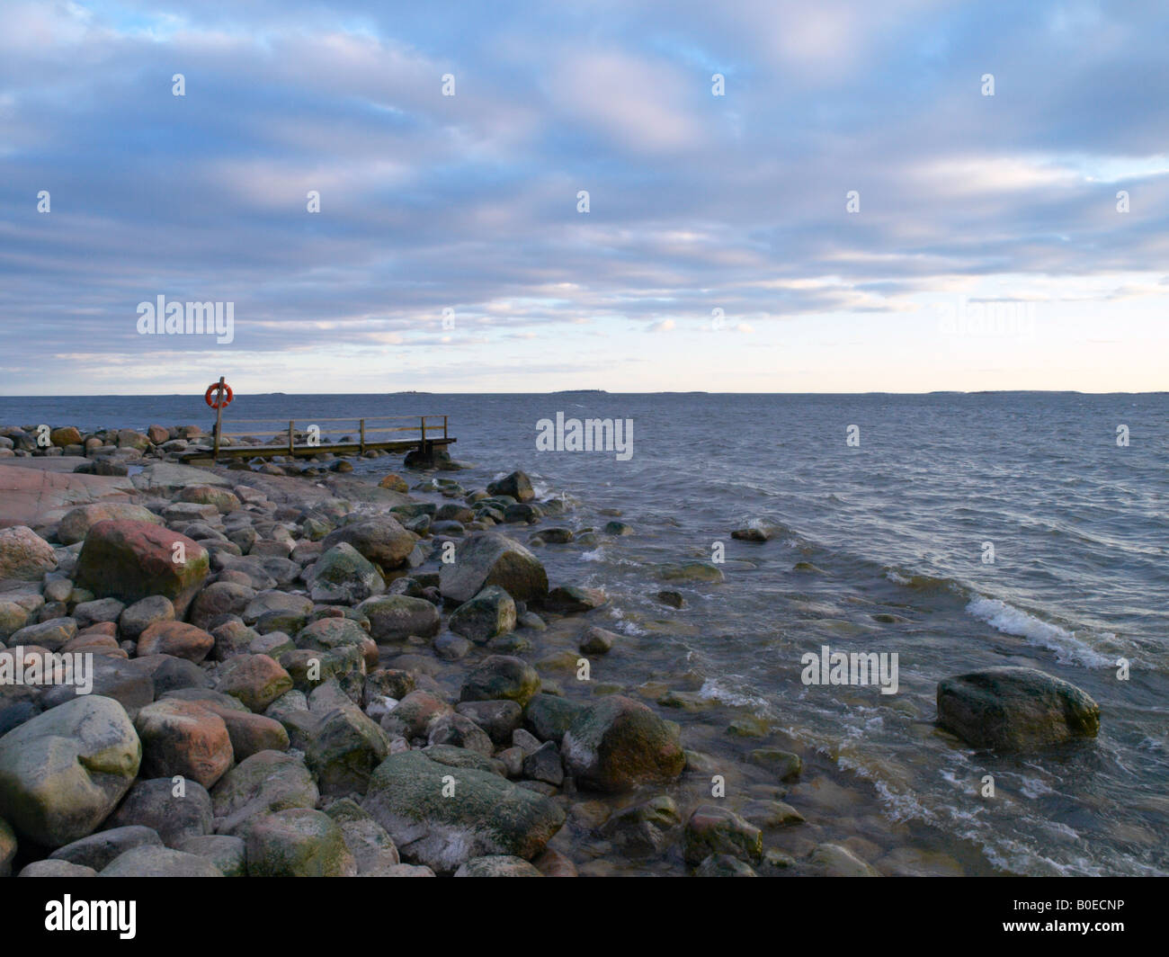 Il mar Baltico blues Foto Stock