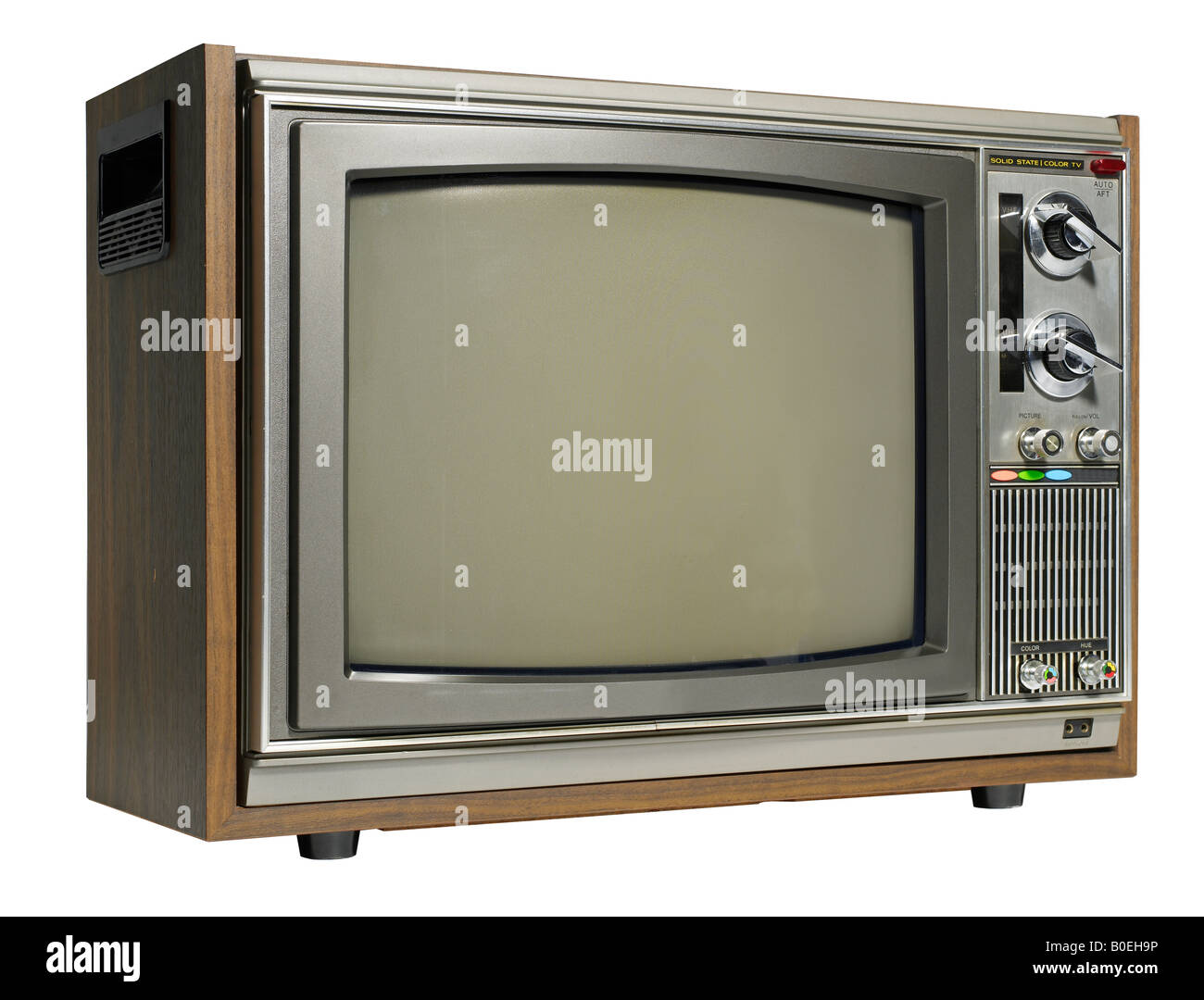 Tubo vecchio televisore TV CRT Foto stock - Alamy