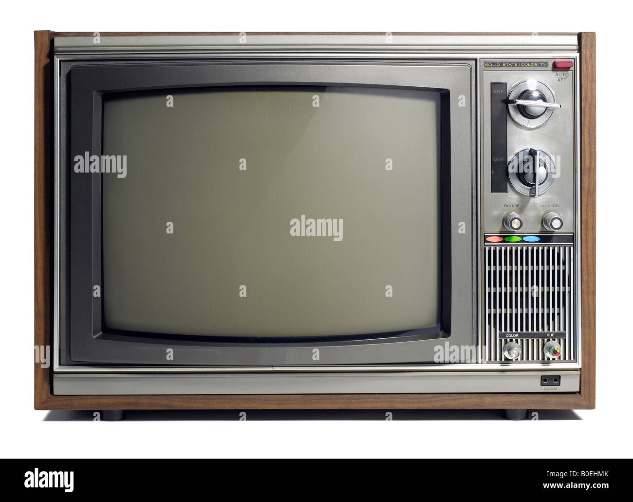 Tubo vecchio televisore TV CRT Foto stock - Alamy