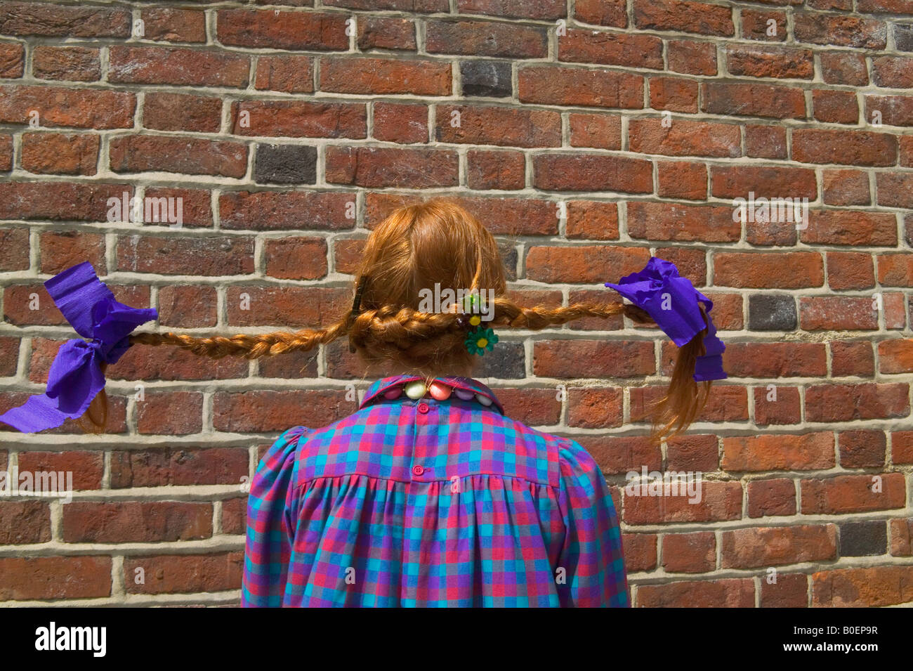 Studente vestito crazy festival Cracovia Polonia Foto Stock