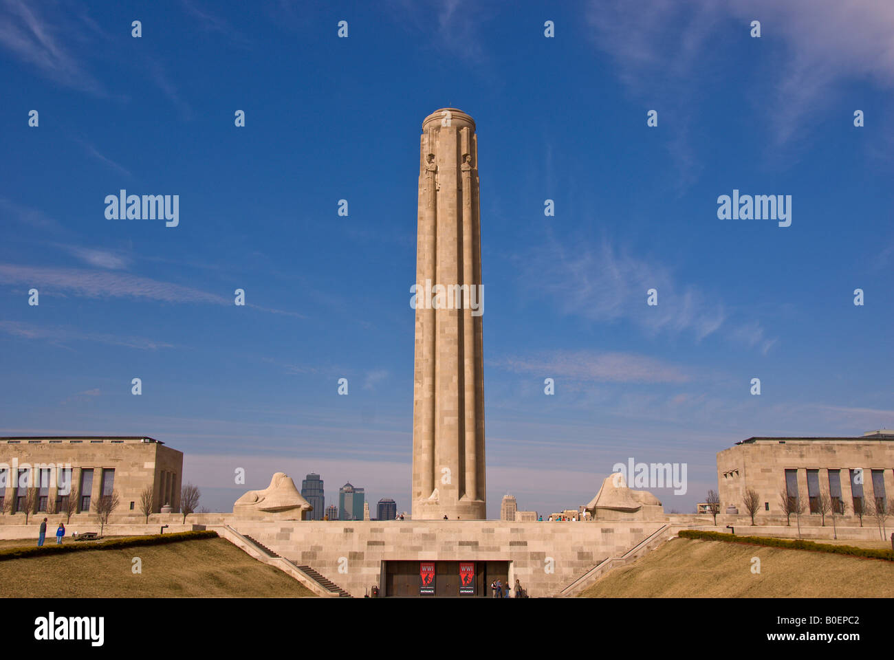 National Museo della Prima Guerra Mondiale a Liberty Memorial Kansas City Missouri MO gazzetta museo della Prima Guerra Mondiale Foto Stock