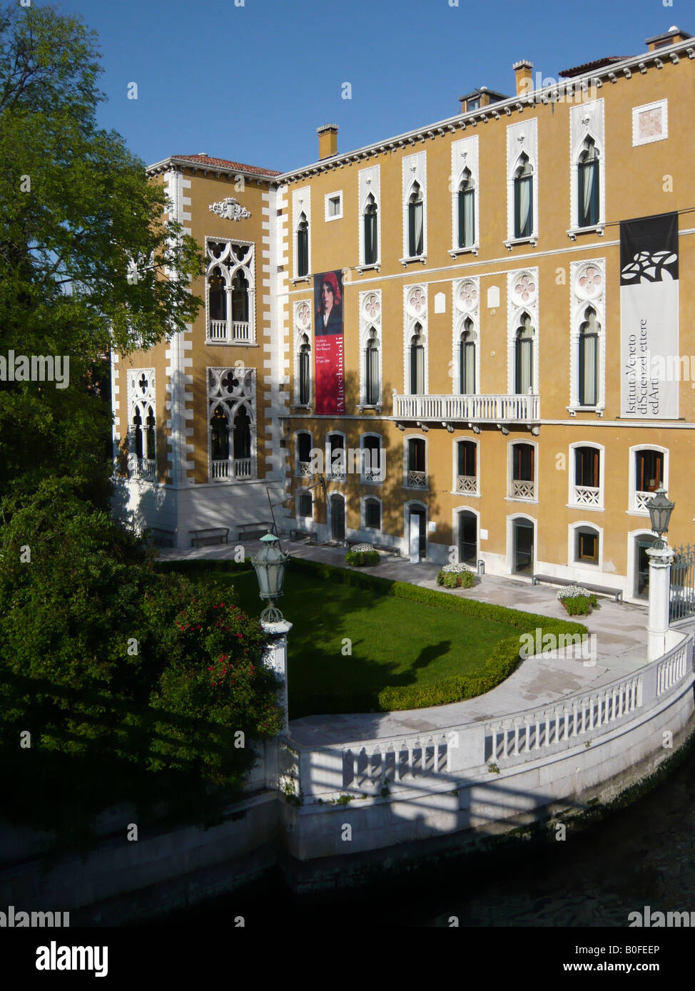Istituto delle Scienze e delle arti (Palazzo Cavalli Franchetti) Foto Stock