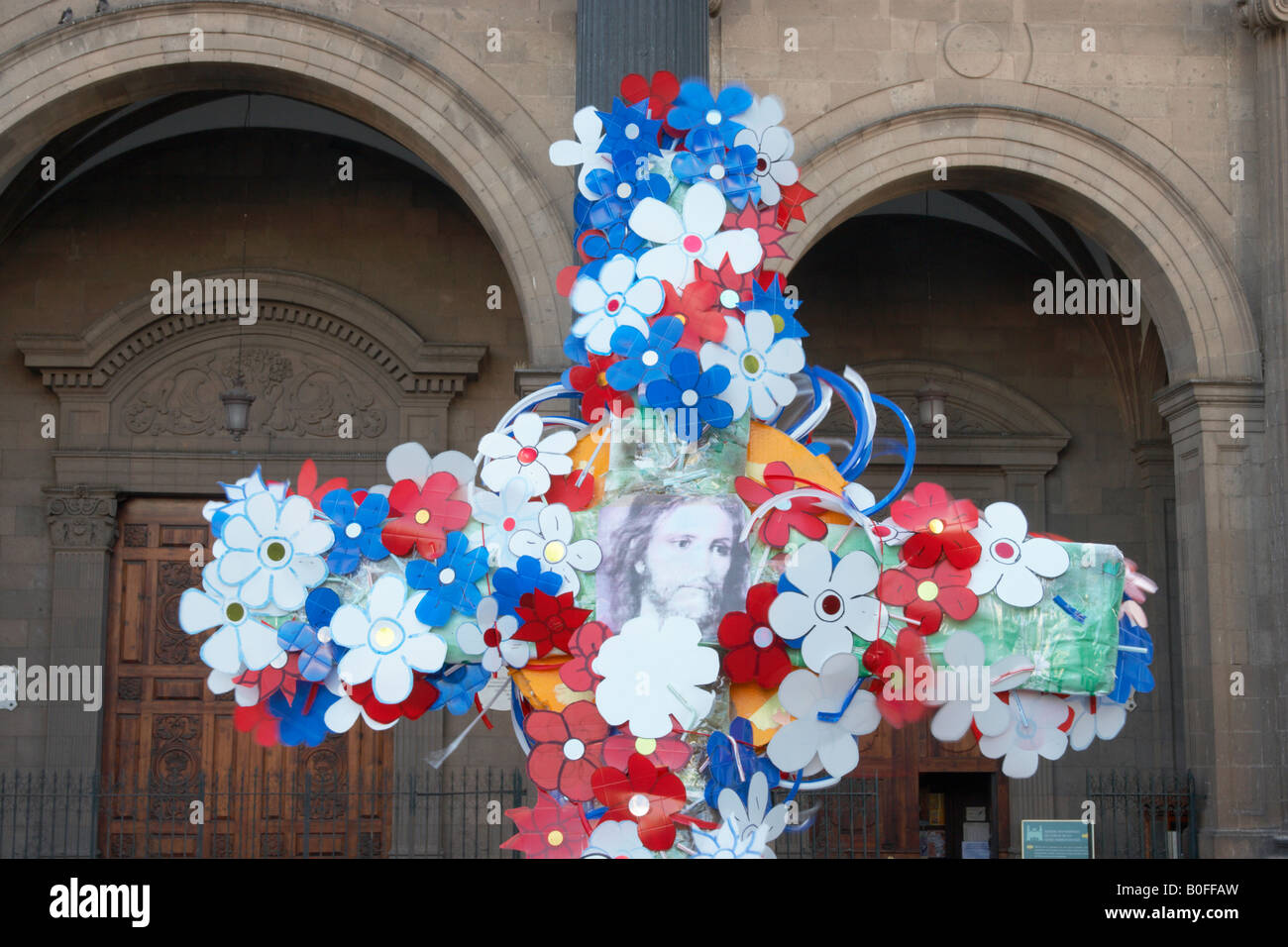 Cruces de Mayo (maggio croci) fiesta a Las Palmas di Gran Canaria. Foto Stock