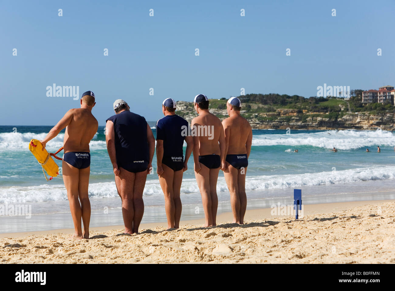 Bondi lifesavers - Sydney, Nuovo Galles del Sud, Australia Foto Stock