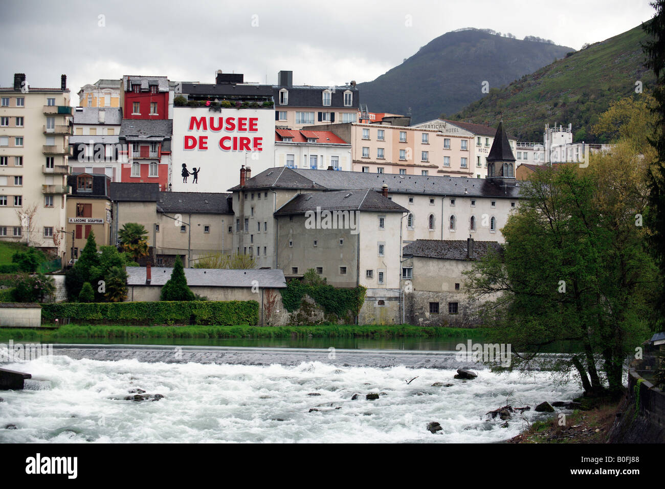 L'Europa sud-ovest della Francia haute pyrénées lourdes una vista della città Foto Stock