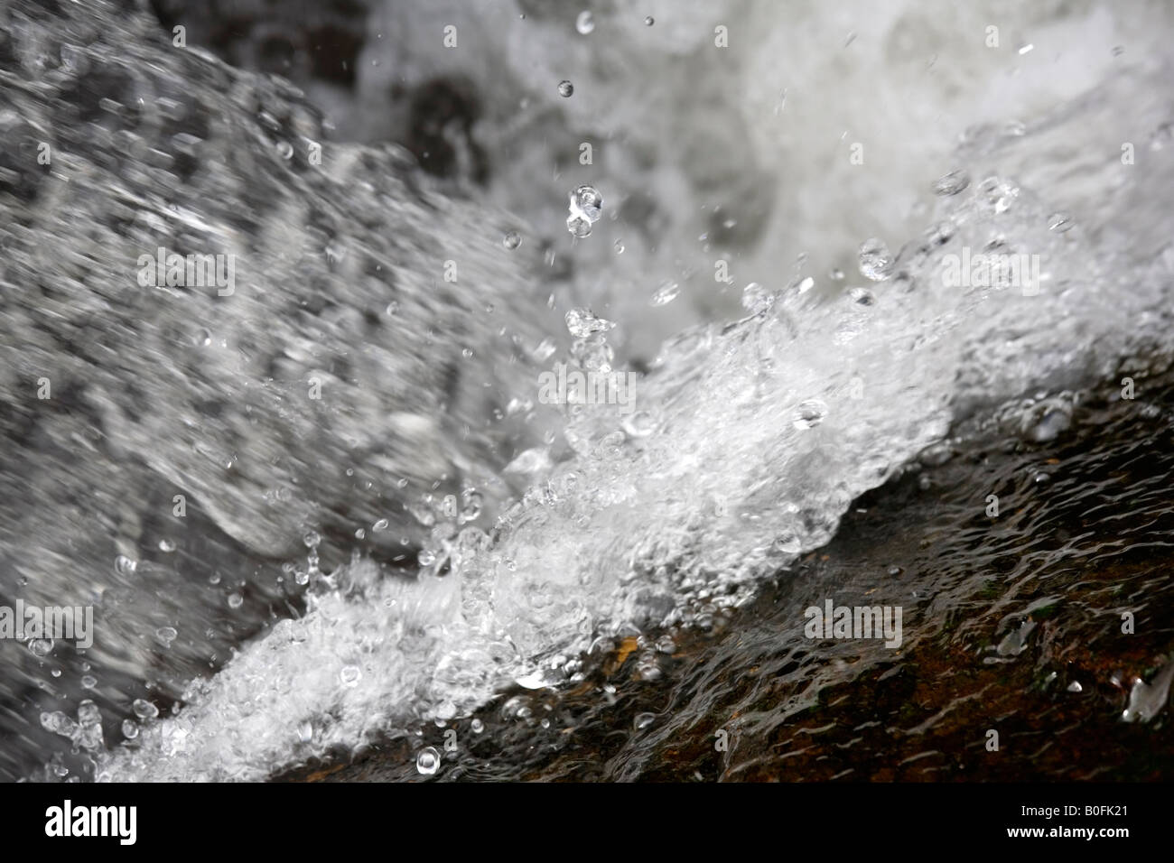 Cascata dettaglio Coverdale North Yorkshire Foto Stock