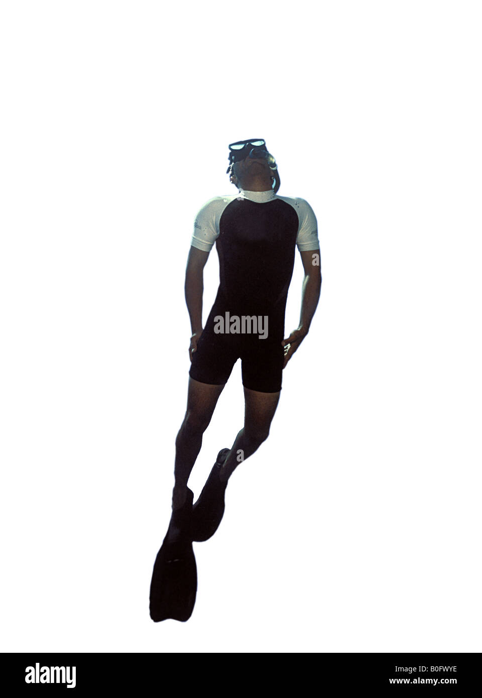 Snorkel Diver Foto Stock