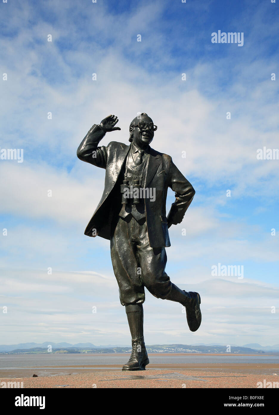 Eric Morecambe statua commemorativa Foto Stock