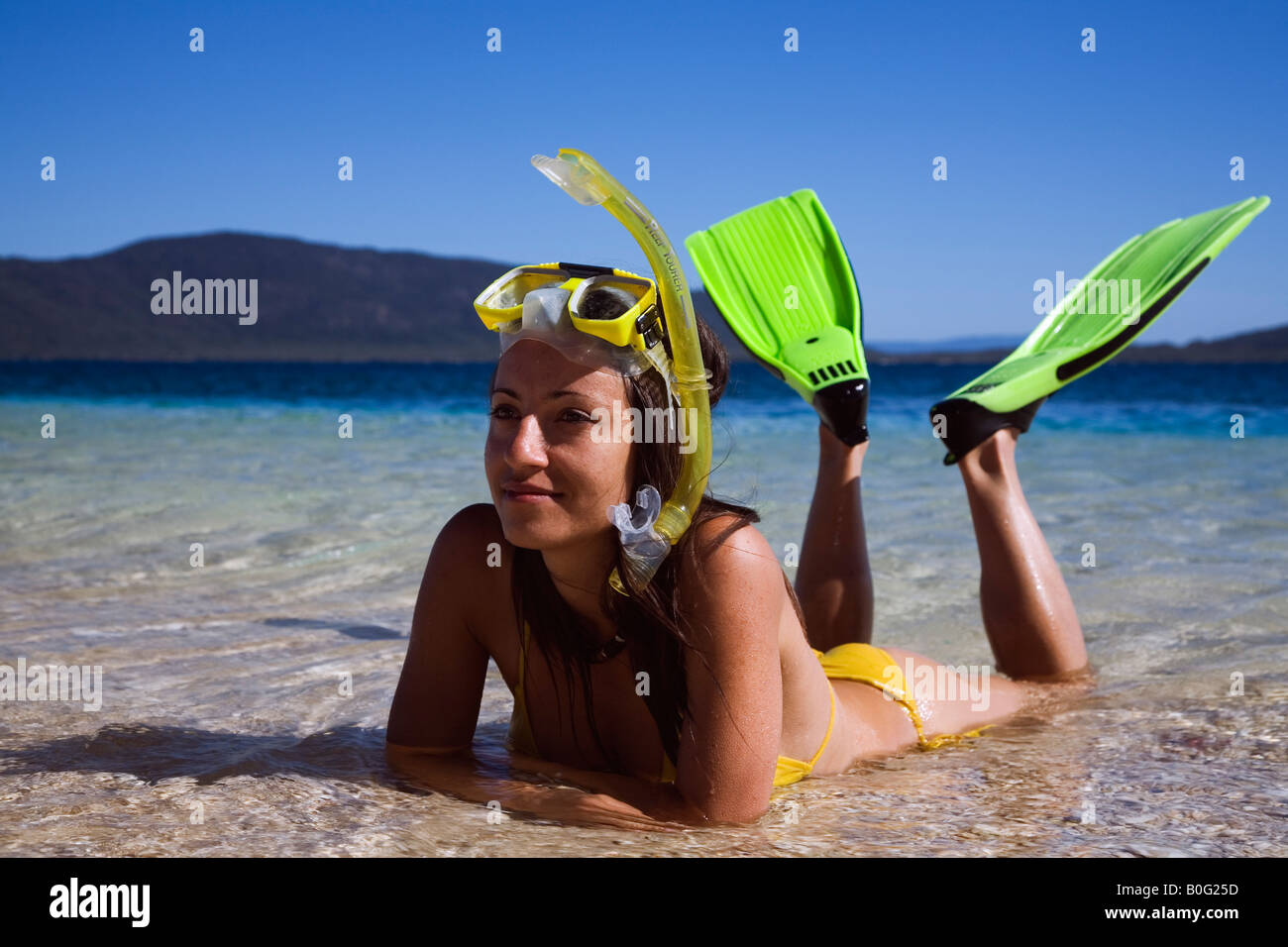Snorkeling - Cairns, Queensland, Australia Foto Stock