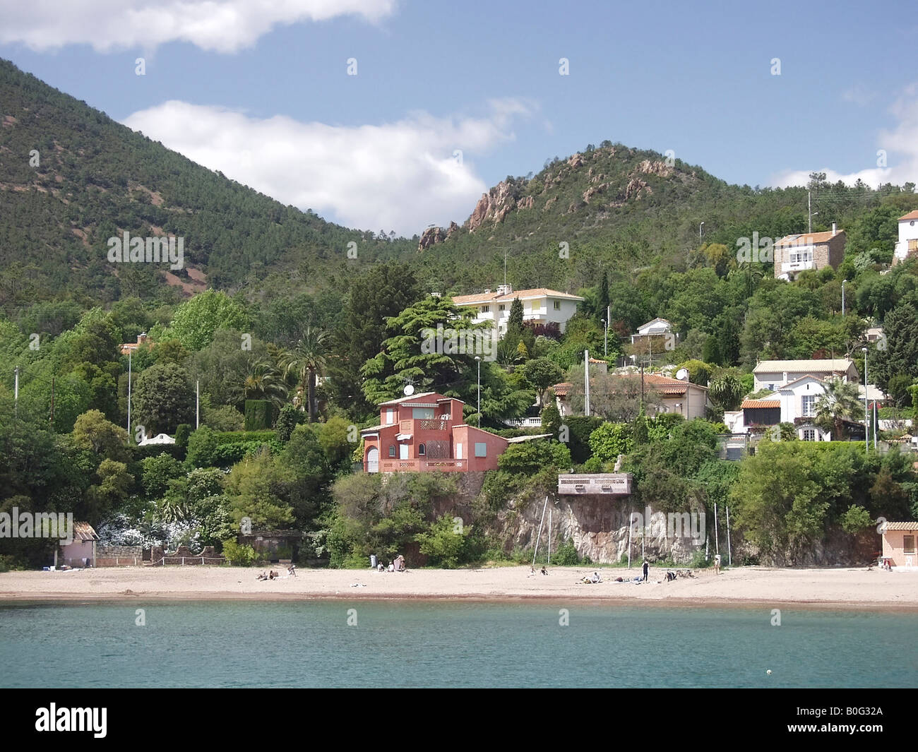 Il sud della Francia a theoules sur mer Foto Stock