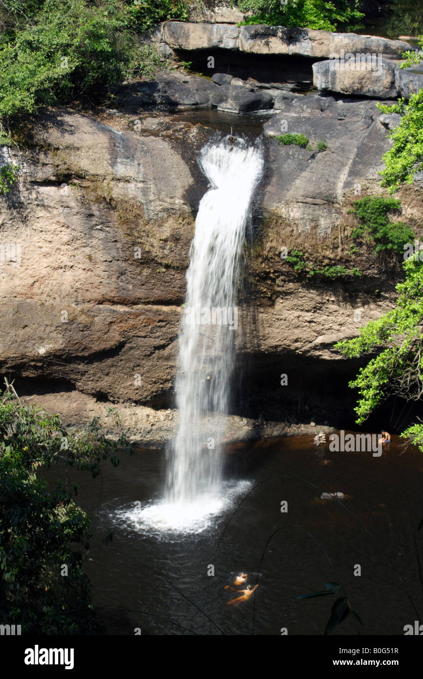 Nam Tok Haew Suwat cascata Parco nazionale Khao Yai Foto Stock