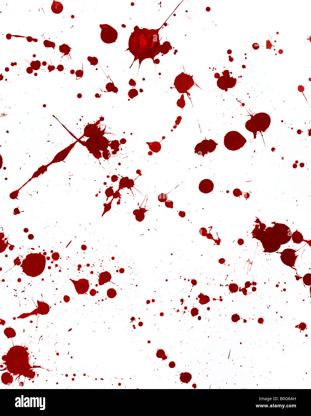 Il sangue opener su una superficie bianca Foto Stock