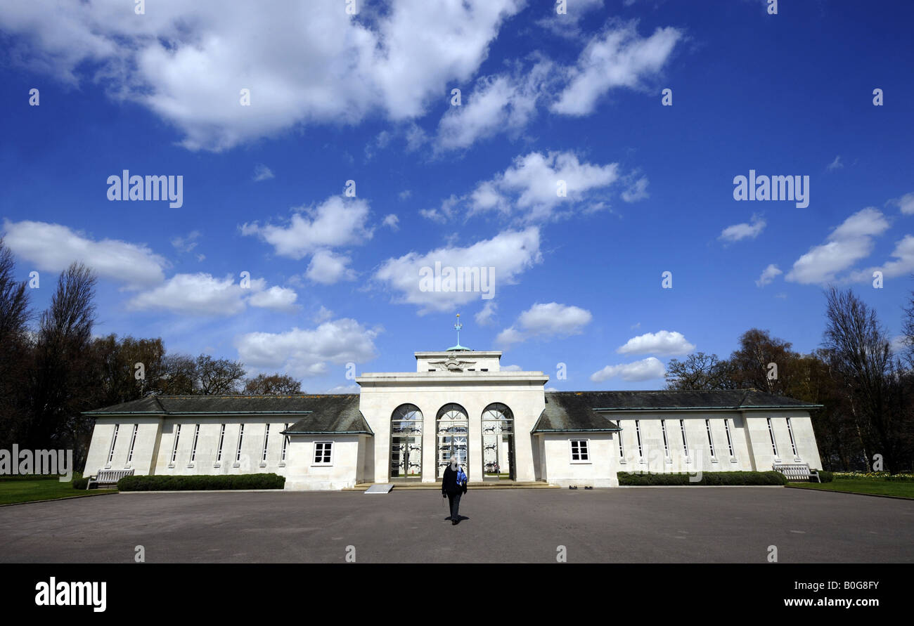 L'esterno dell'Air Forces Memorial,RUNNYMEDE,Egham, Surrey, Regno Unito. Foto Stock