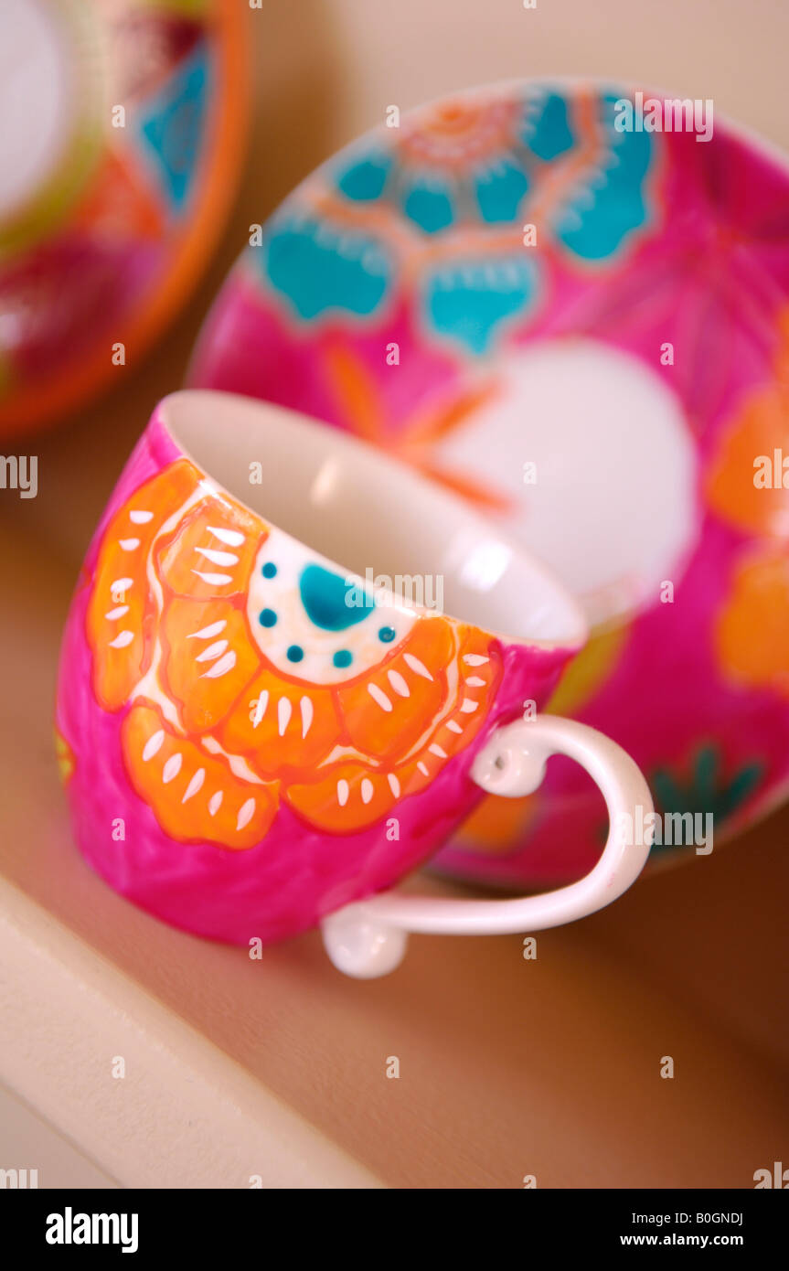 Tazzina e piattino Foto Stock