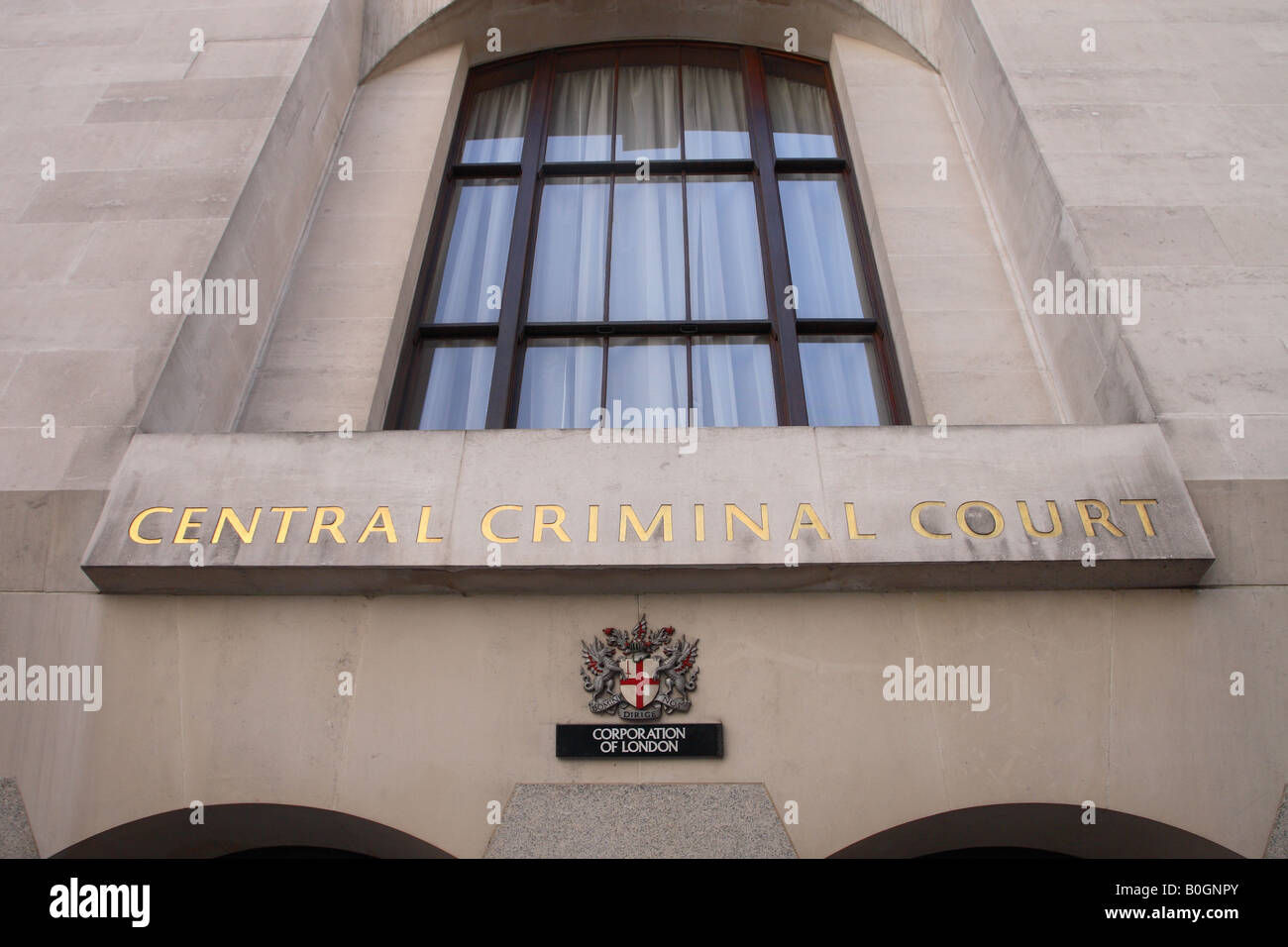Londra centrale Tribunale penale noto come Old Bailey Foto Stock
