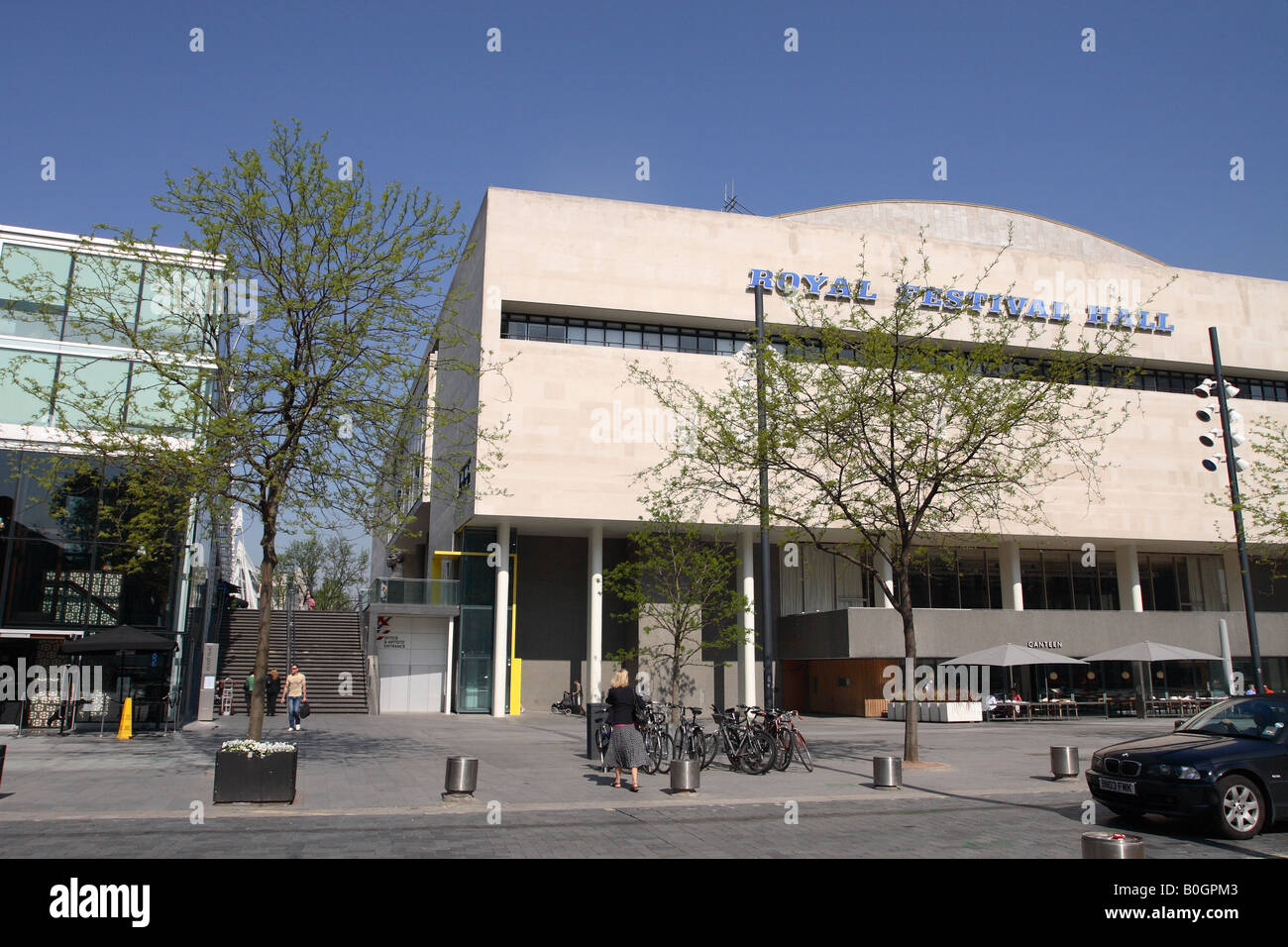 London Royal Festival Hall edificio sulla banca del sud Foto Stock