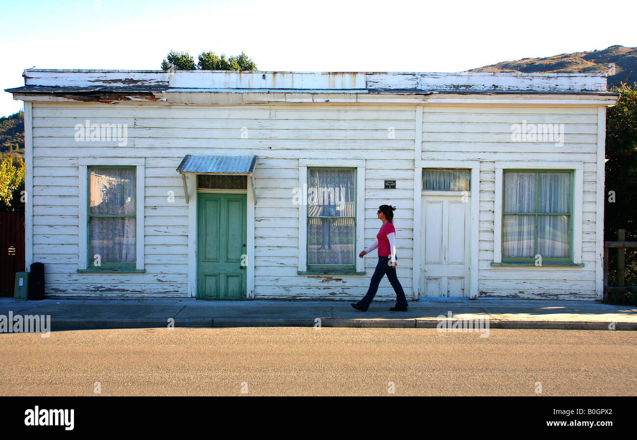 Architettura storica in Clyde Central Otago Nuova Zelanda Foto Stock