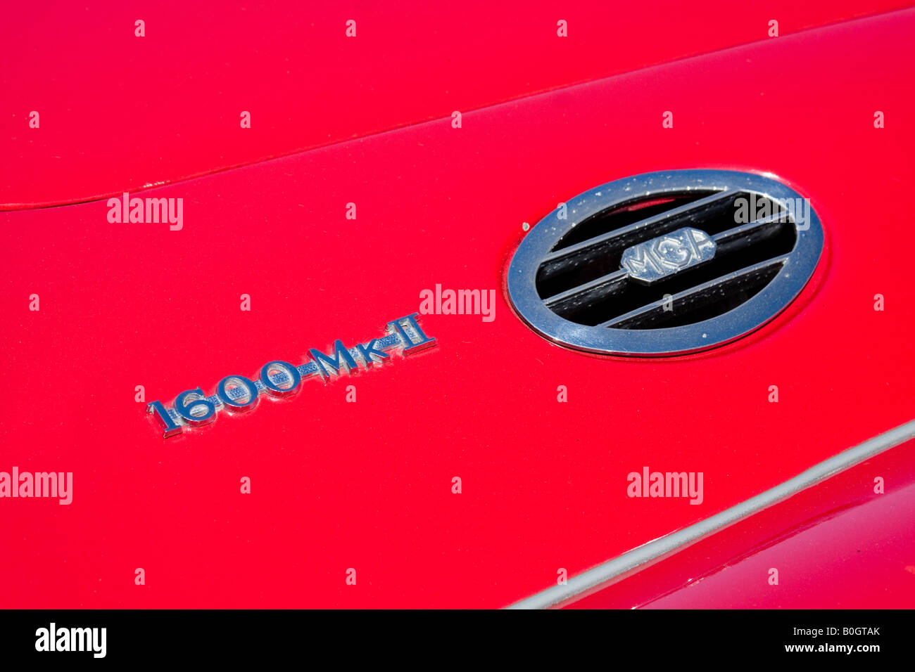 MGA 1600 Mk 3 III Logo - La MG Car Company Limited era una ex British Auto sportiva fabbricante Foto Stock