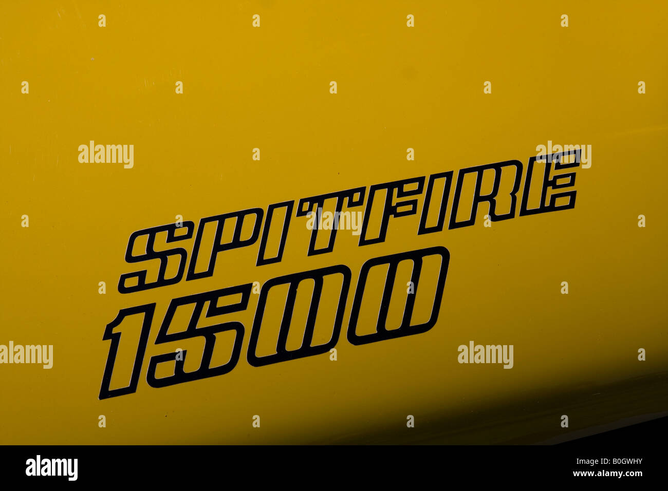 Triumph Spitfire Logo 1500 - Il trionfo Spitfire è un piccolo inglese due posti auto sportive, introdotto 1962 Foto Stock