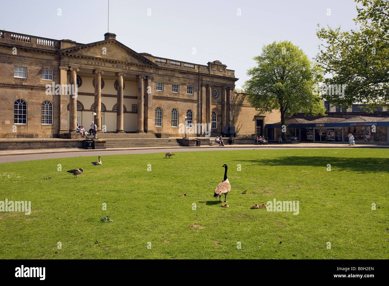 Il Museo del Castello di York, North Yorkshire, Inghilterra Foto Stock