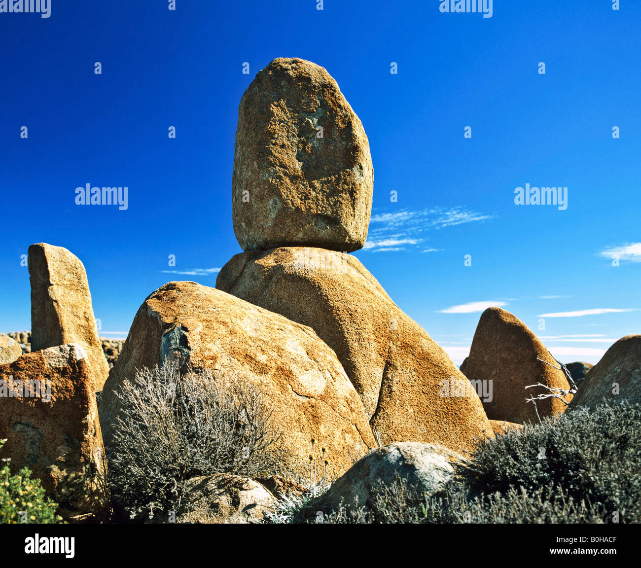 Struttura in pietra sul Monte Wellington, Hobart, Tasmania, Australia Foto Stock
