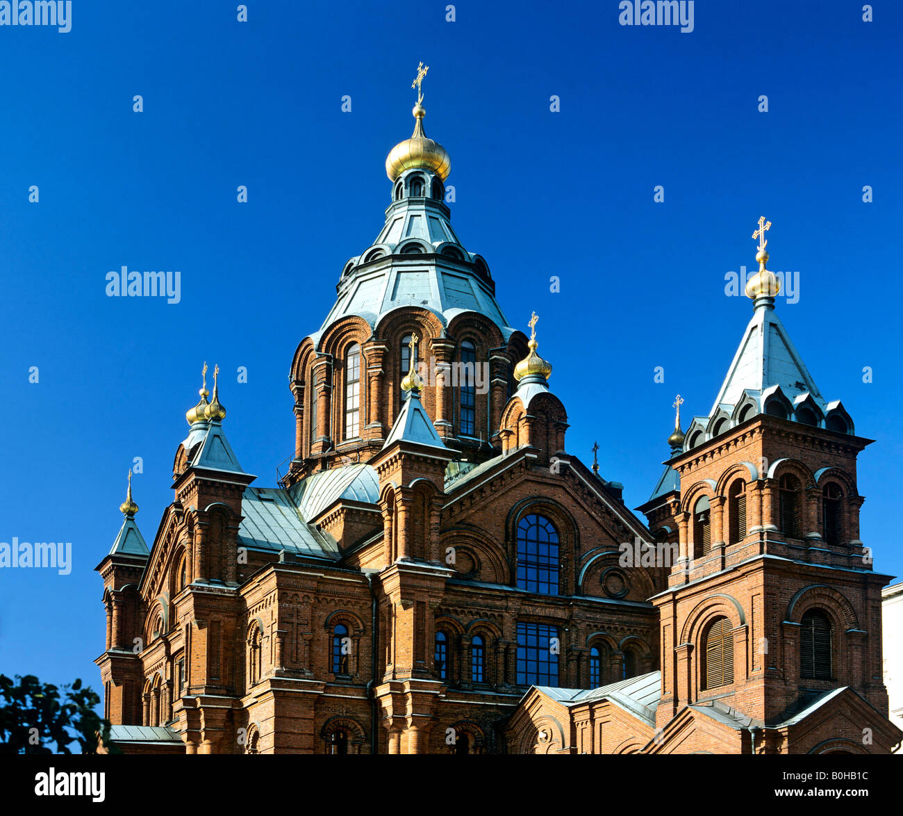 Cattedrale Uspenski, chiesa ortodossa, Helsinki, Finlandia Foto Stock