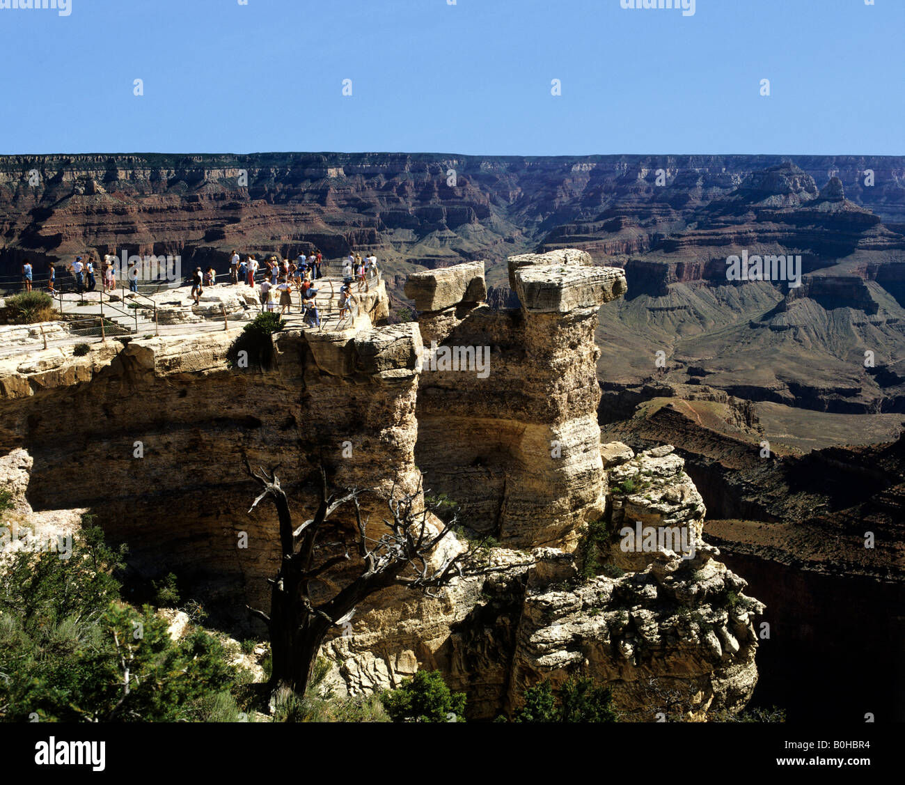 Il Grand Canyon, Lookout Point, Colorado Colorado Plateau, Arizona, Stati Uniti d'America Foto Stock