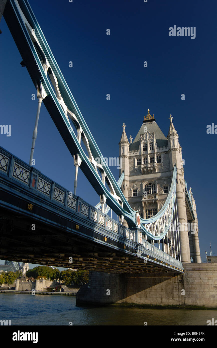 Il Tower Bridge, London REGNO UNITO Foto Stock