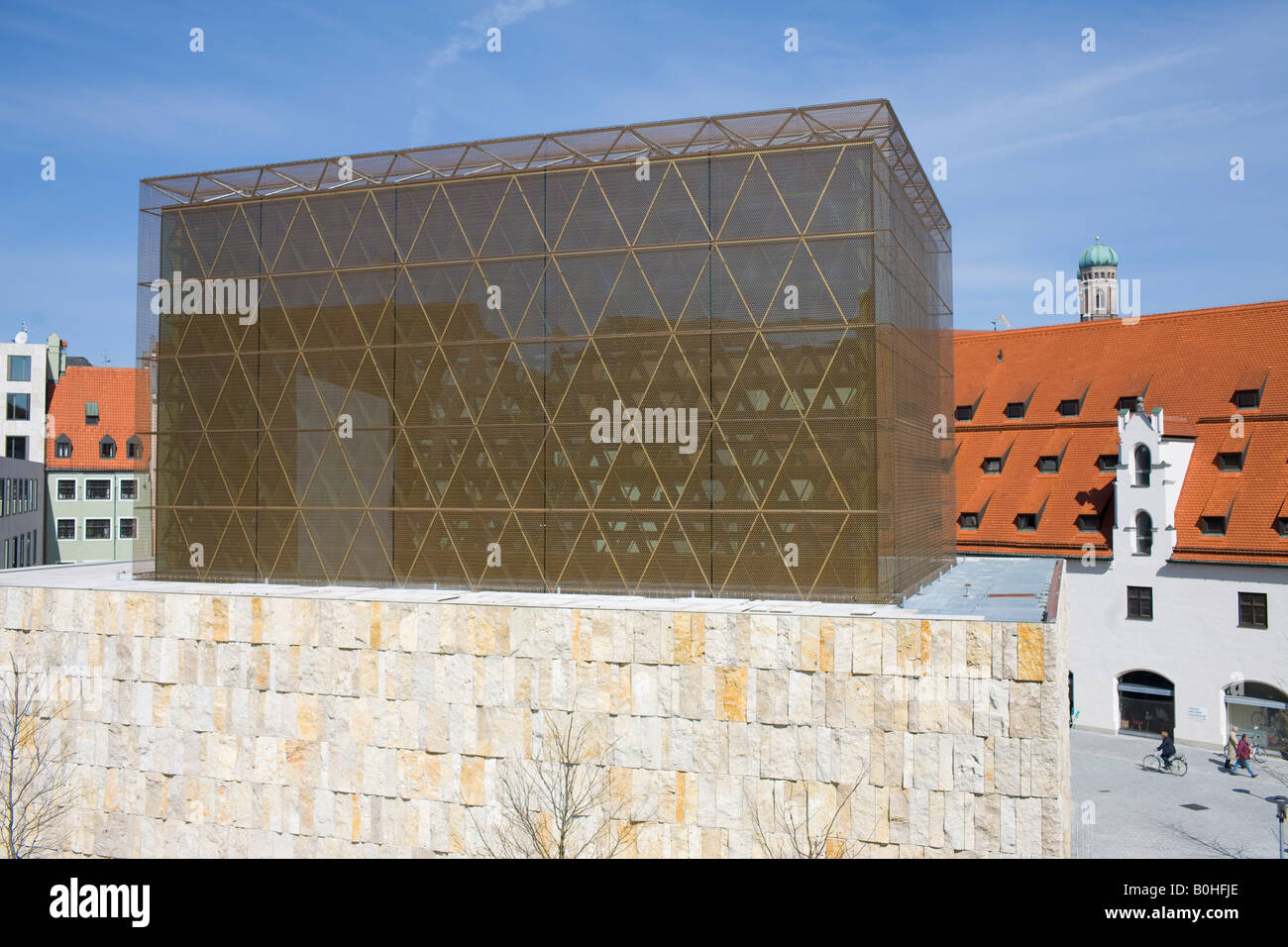 Ohel Jakob, Giacobbe Sinagoga tenda presso il centro ebraico di Monaco di Baviera, Germania, Europa Foto Stock