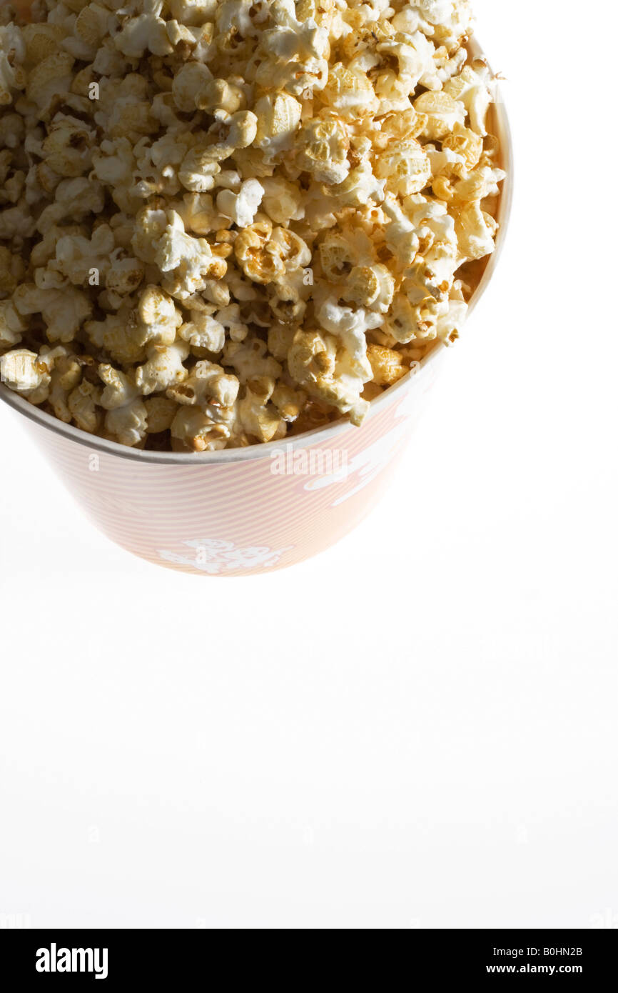 Il Popcorn in una tazza Foto Stock