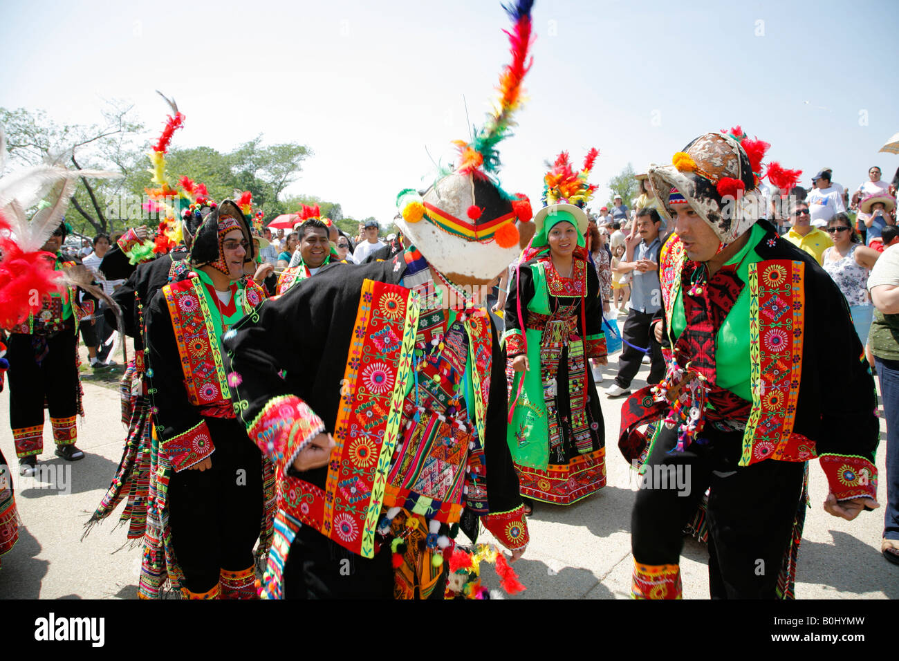 Cinco de Mayo in festa a Washington DC, Stati Uniti d'America Foto Stock