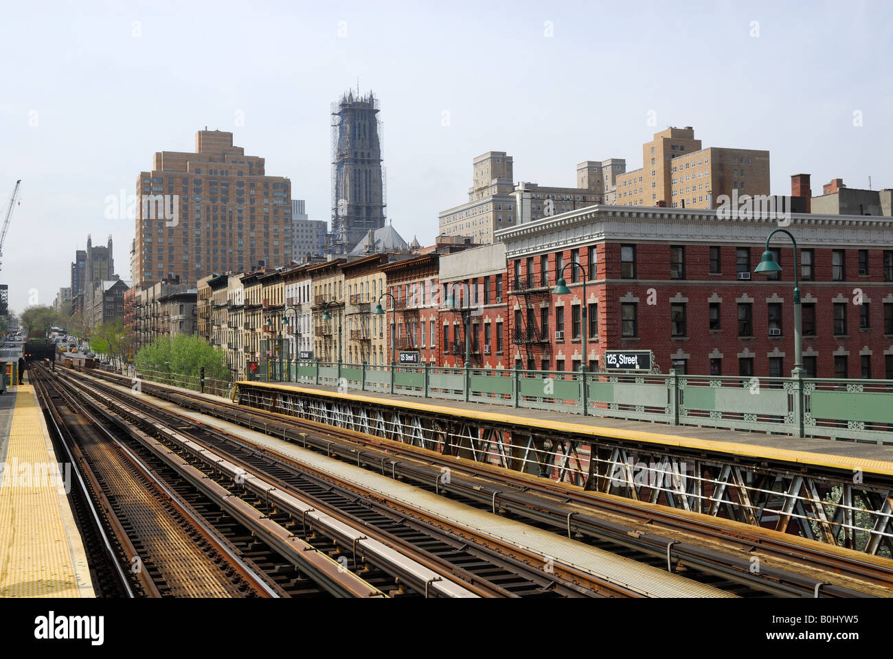 La stazione della metropolitana di New York City Foto Stock