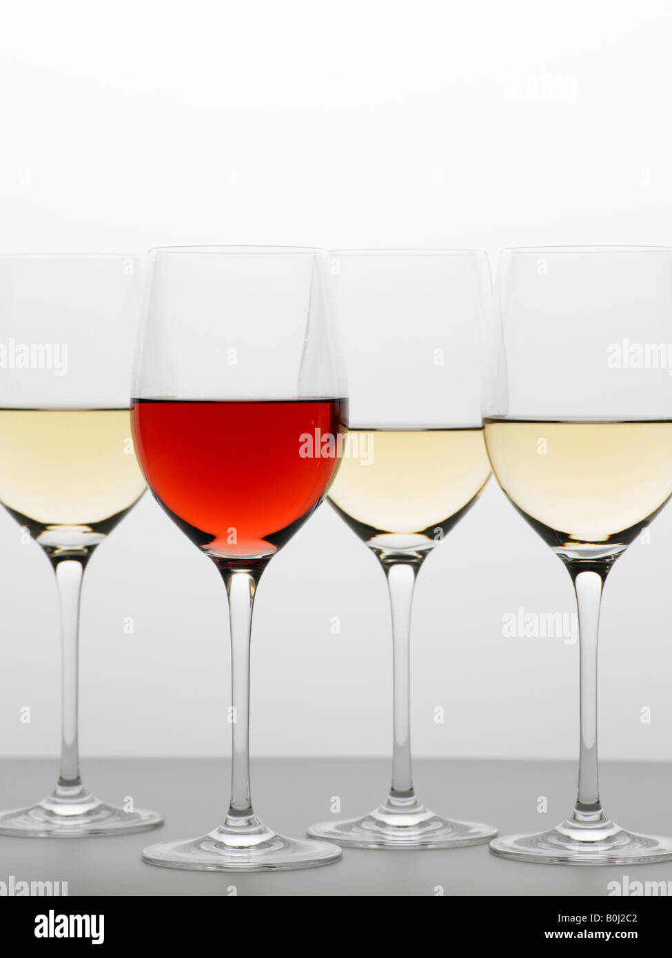 Bicchieri di vino Foto Stock