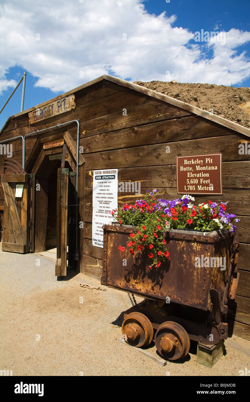 Berkeley Pit Butte Montana USA Foto Stock