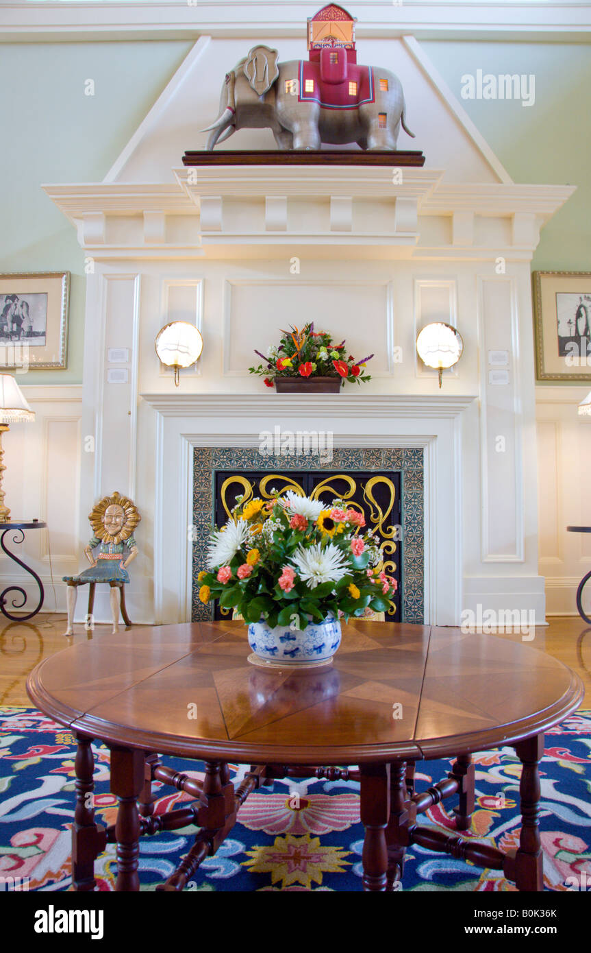 La lobby dell'hotel e della Disney Boardwalk Resort in Lake Buena Vista Florida USA Foto Stock