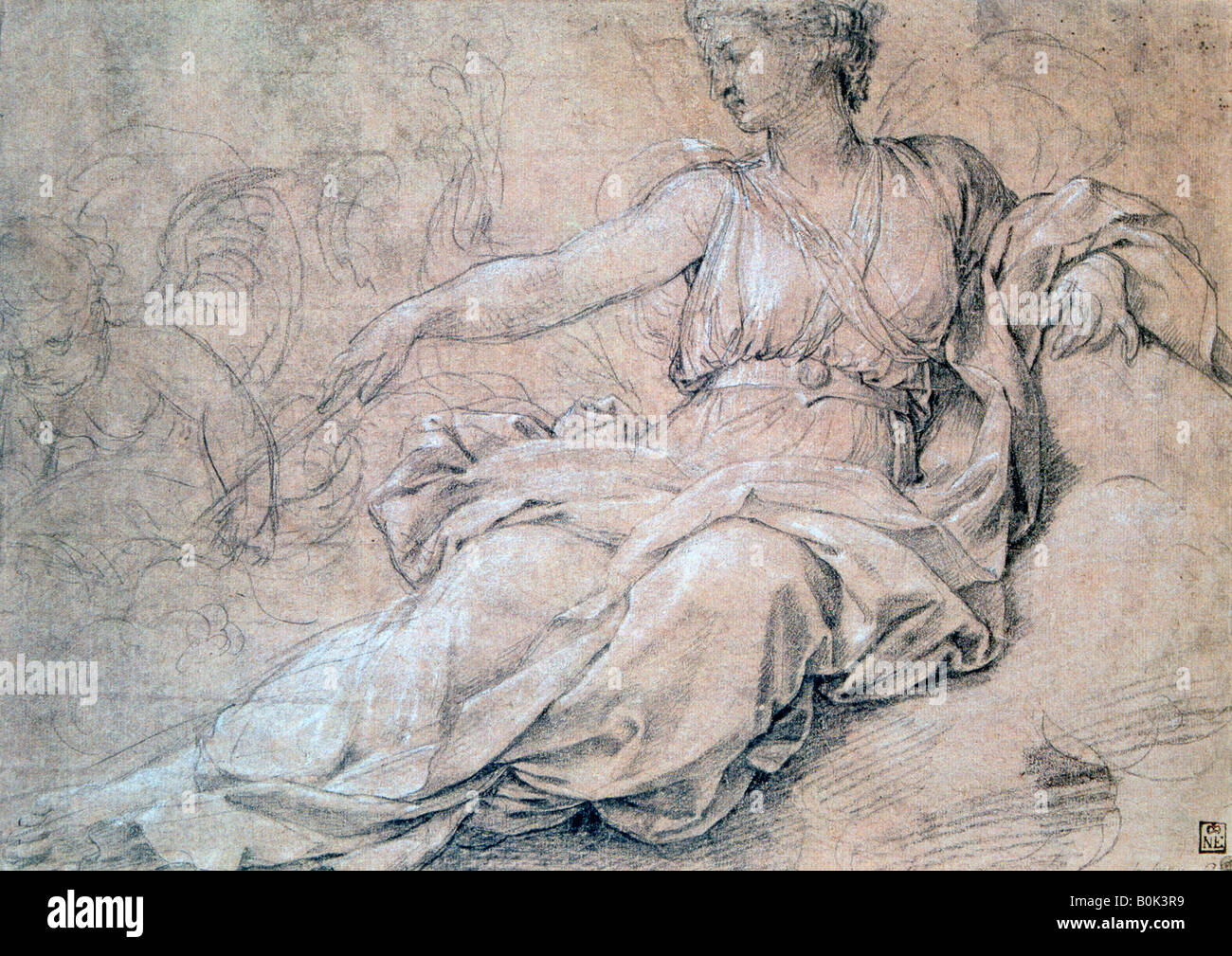 "Juno e Cartagine', c1636-1655. Artista: Eustache Le Sueur Foto Stock
