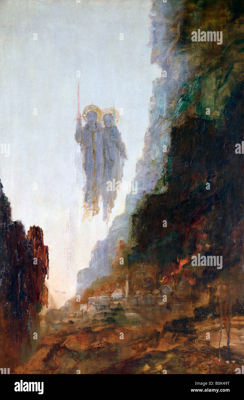 Angeli di Sodoma', c1846-1898. Artista: Gustave Moreau Foto Stock