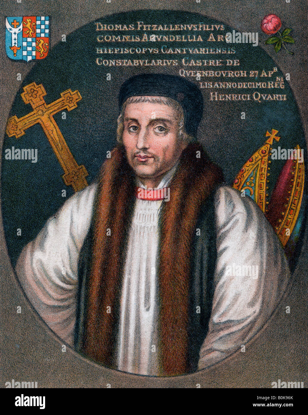 Thomas Arundel, Arcivescovo di Canterbury e Lord Cancelliere. Artista: sconosciuto Foto Stock