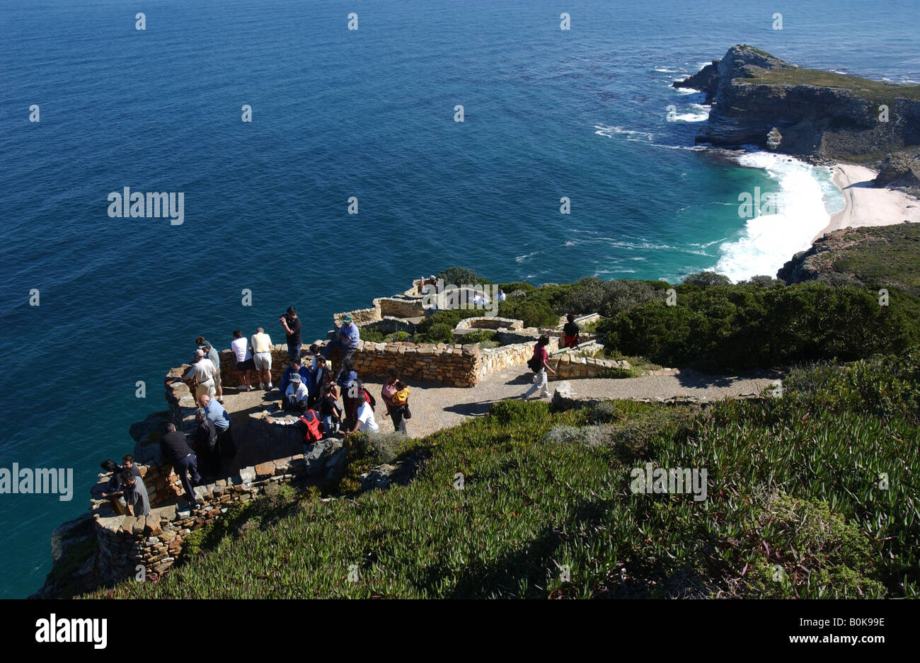 Cape Point il punto piu' meridionale del continente africano Foto Stock