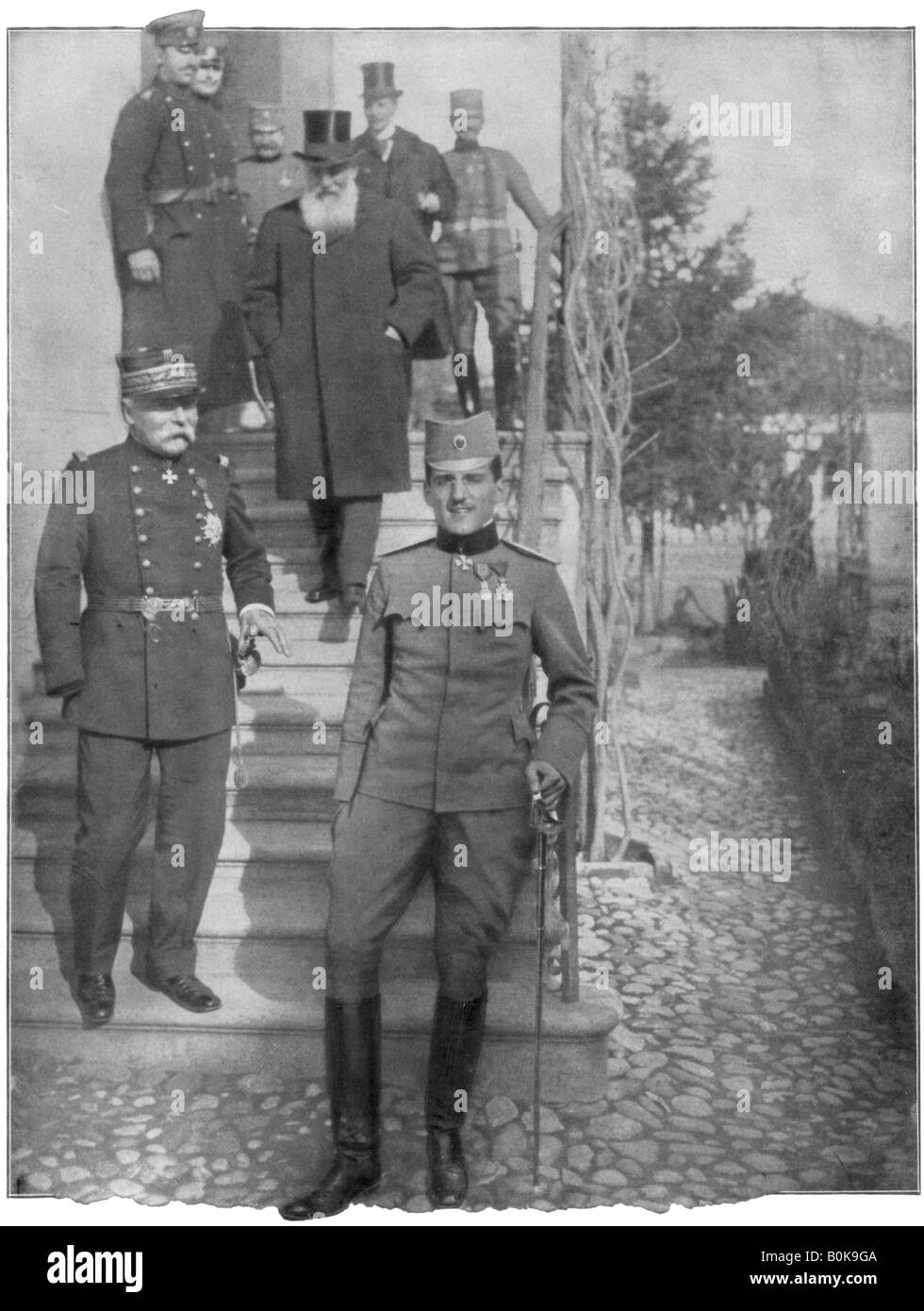Alexander Karadordevic, Reggente della Serbia e della guerra mondiale I, 1915. Artista: sconosciuto Foto Stock