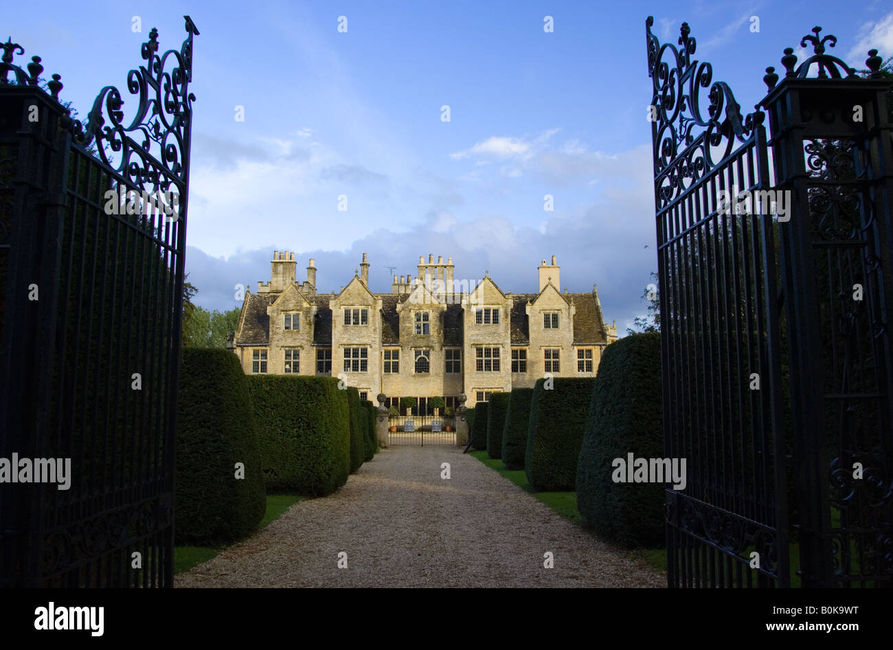Manor House a Shipton sotto Wychwood Cotswolds Oxfordshire, Regno Unito Foto Stock